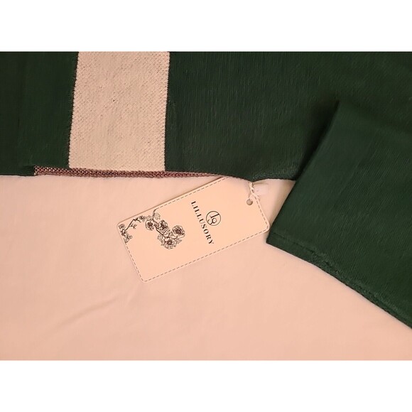 Lillusory Reindeer Ugly Christmas Turtleneck Sweater - Unisex size Medium - Picture 5 of 12